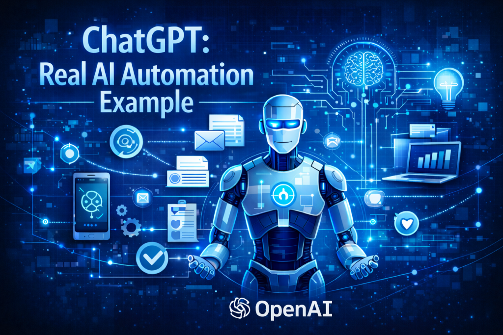 ChatGPT: Real AI Automation Example ChatGPT: Real AI Automation Example